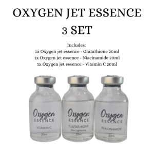 3 Set Oxygen Jet Essence 20ml (Vit c + Glutathione + Niacinamide)