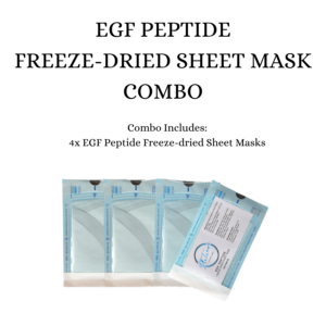 4 Set Freeze-Dried EGF Peptide Masks