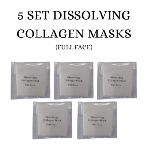 5 Set Dissolving Collagen Mask (Full Face)